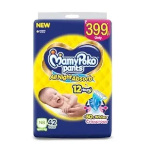 Mamy Poco Pants Baby Diapers (399 NB)