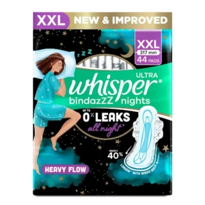 Whisper Bindaas Nights Sanitary Pads XL