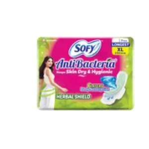 Sofy Anti Bacteria Sanitary Pads XL (MRP 45)