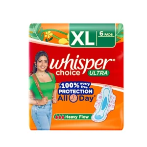 Whisper Choice Sanitary Pads XL (MRP 50)